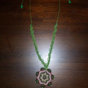 Handmade necklace from Costa Rica